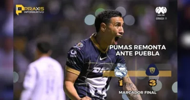 Pumas saca triunfo 3-1 ante el Puebla