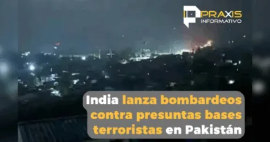 India lanza bombardeos contra presuntas bases terroristas en Pakistán