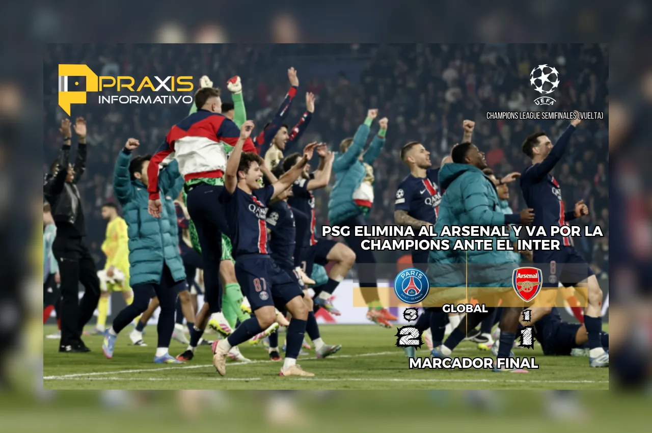 PSG elimina al Arsenal y va por la Champions ante el Inter