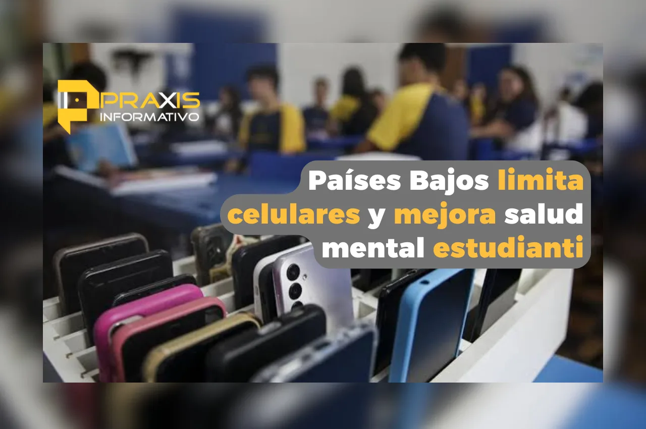 Países Bajos limita celulares y mejora salud mental estudiantil