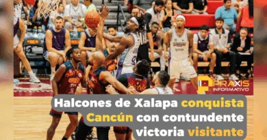 Halcones de Xalapa conquista Cancún con contundente victoria visitante