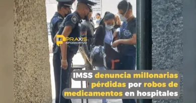 IMSS denuncia millonarias pérdidas por robos de medicamentos en hospitales